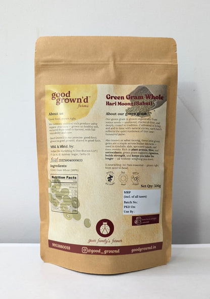 Hari Moong Sabut_Back Label