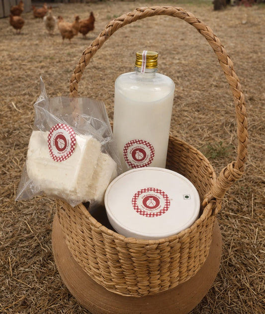 A2 Gir Cow Milk Products Combo 🐮 | Paneer (200g), Curd (450ml), Buttermilk (1ltr) | Fresh & Wholesome | Small-Batch | Naturally Nourishing