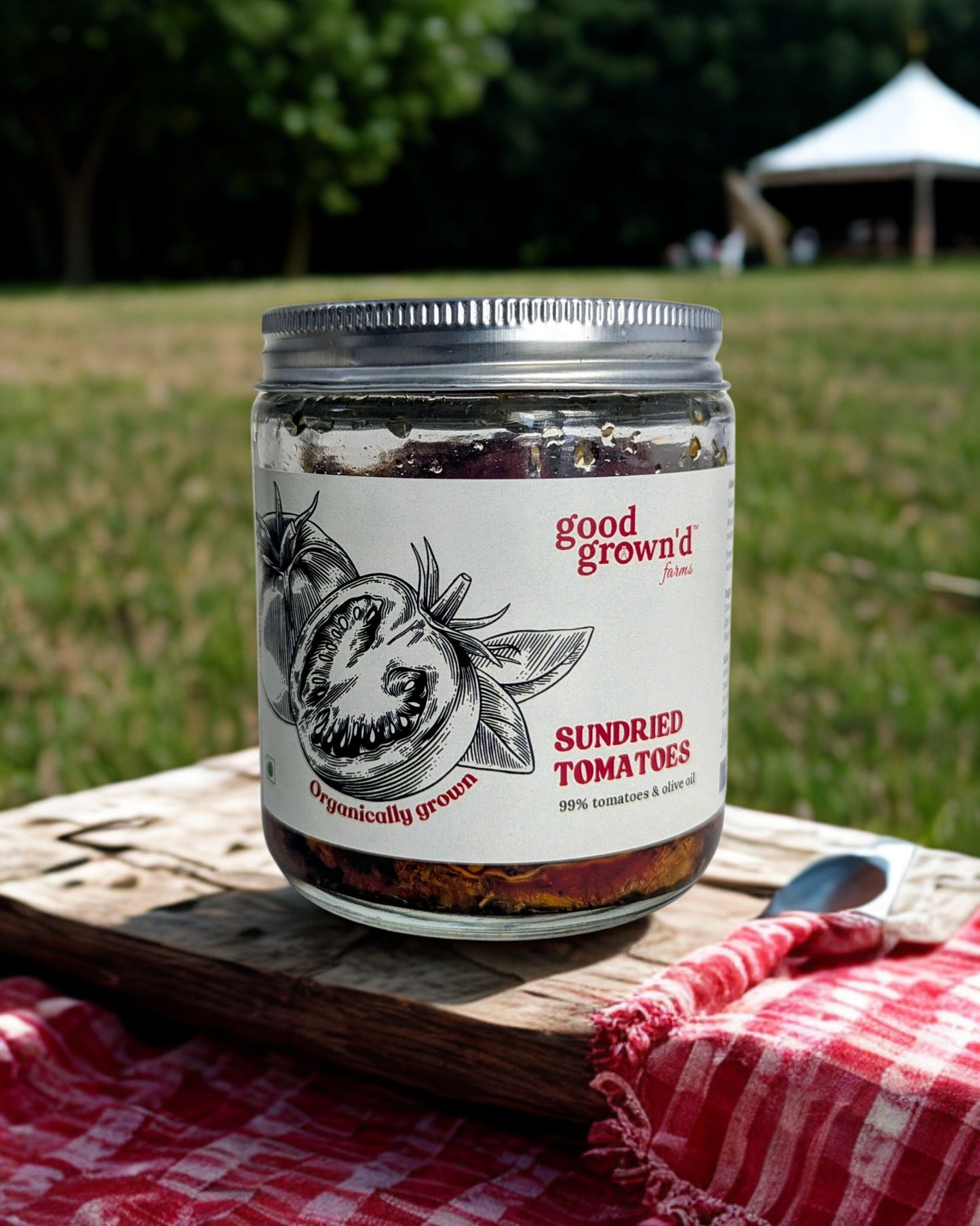 Sundried Tomatoes 🍅 | Net Qty - 100g/jar | Organically Grown Tomatoes | 70% Tomatoes | No Artificial Colours | No Artificial Preservative |  Sun-Kissed & Olive Oil Blessed ✨