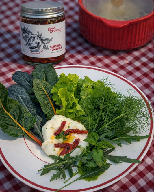 Sundried Tomatoes 🍅 | Net Qty - 100g/jar | Organically Grown Tomatoes | 70% Tomatoes | No Artificial Colours | No Artificial Preservative |  Sun-Kissed & Olive Oil Blessed ✨