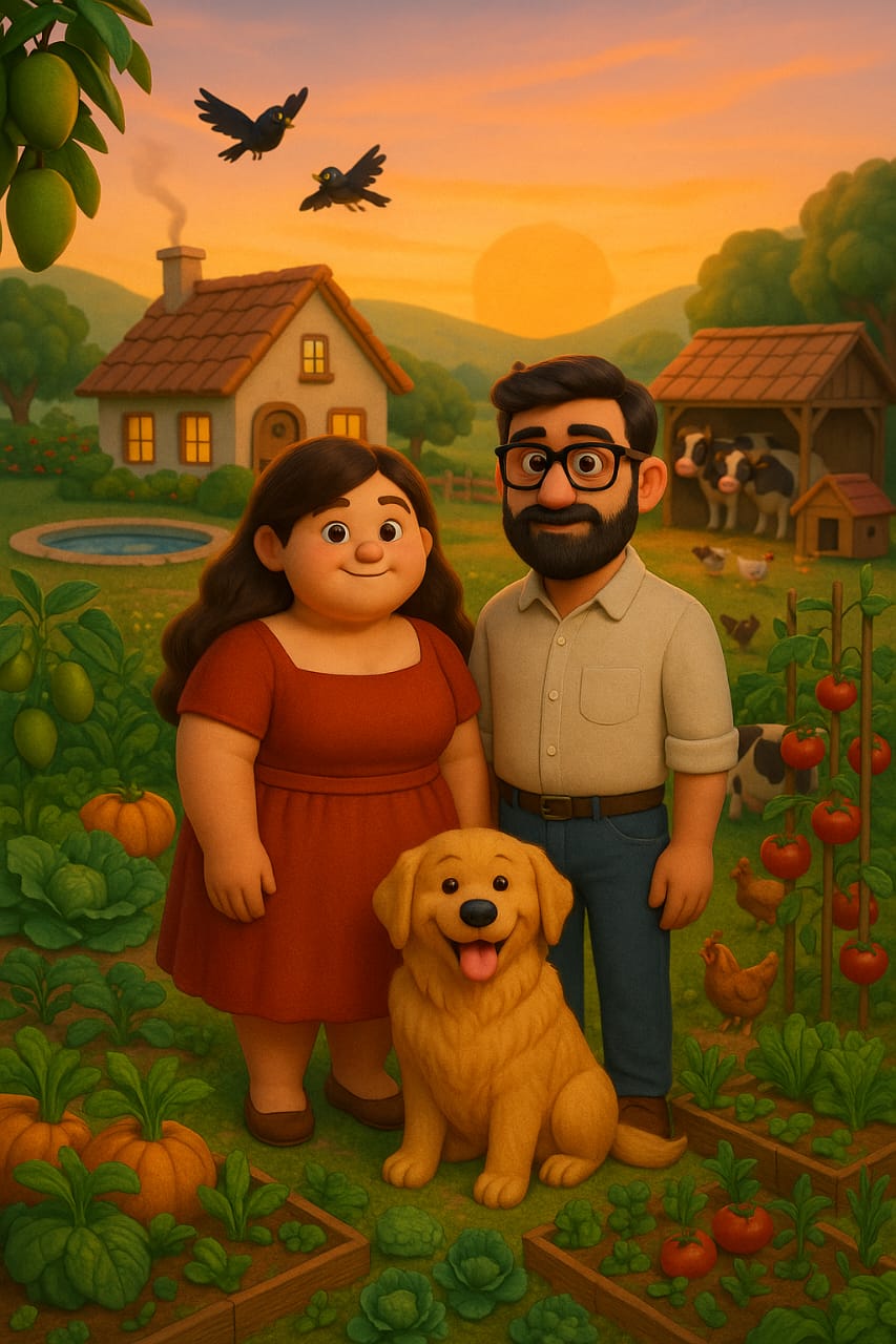 The farm of Rajat & Swati 